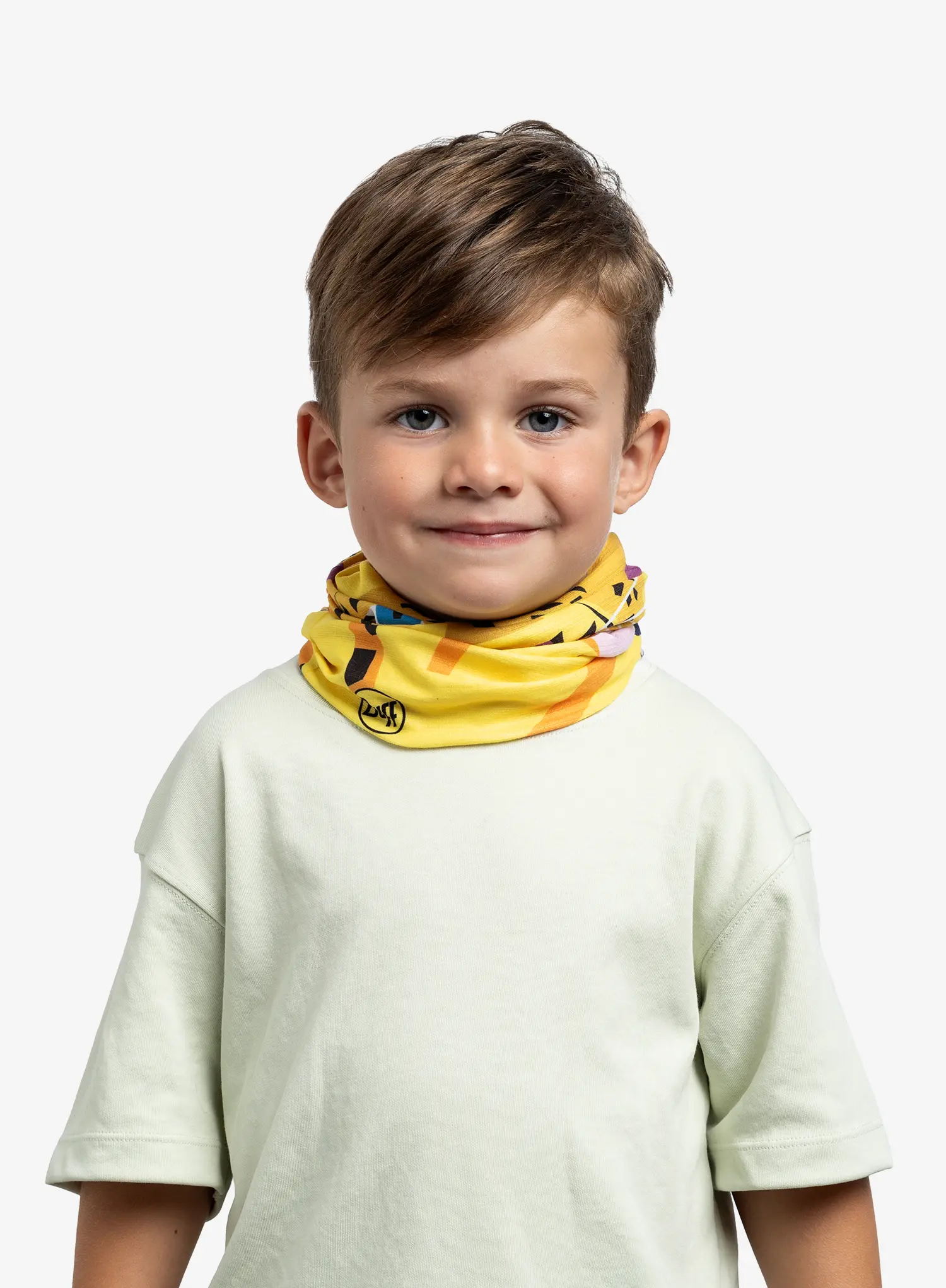 Daugiafunkcinė skara Buff Coolnet UV Kids - sutah blazing yellow