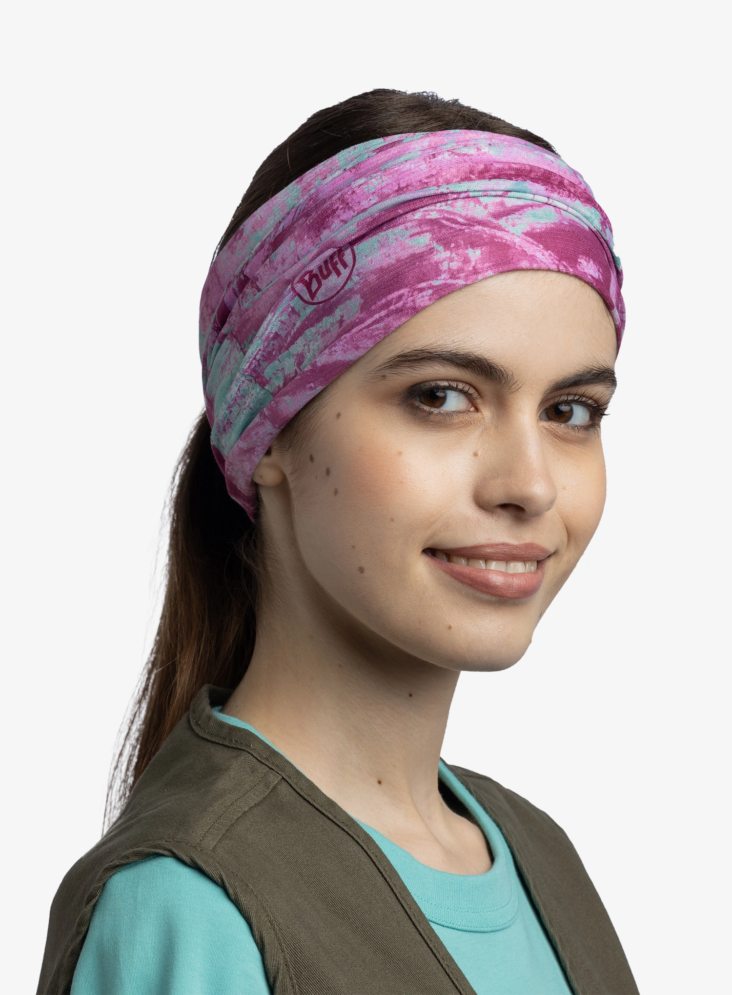 Daugiafunkcinė skara Buff CoolNet UV - real tree aspect ocean spray