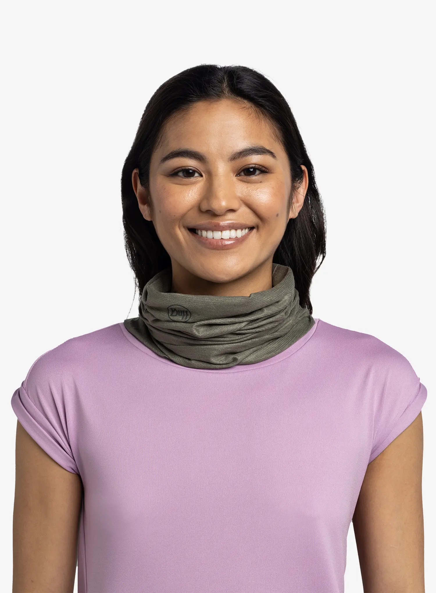 Daugiafunkcinė skara Buff Coolnet UV - solid khaki