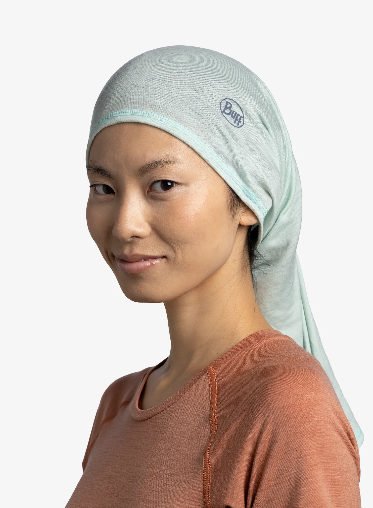 Daugiafunkcinė skara Buff Lightweight Merino Wool - solid seagrove green