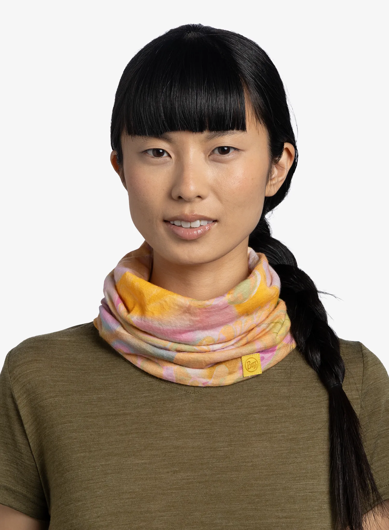 Daugiafunkcinė skara Buff Merino Lightweight Digital Prints - esmerald multi