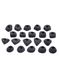 Laipiojimo kybiai Ocun Footholds Set 1 Bolt-on - black