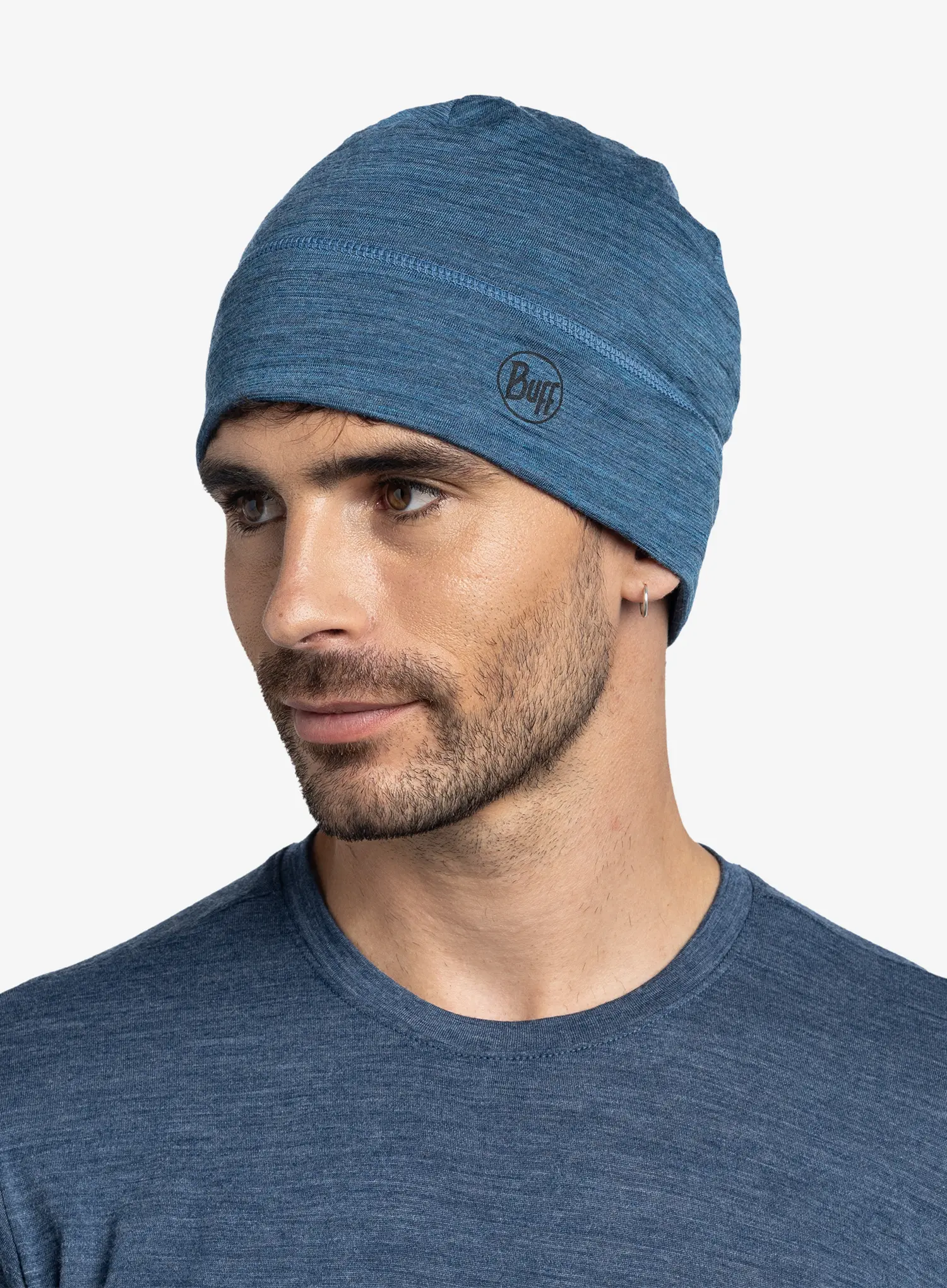 Kepurė Buff Lightweight Merino Beanie - multistripes tempest