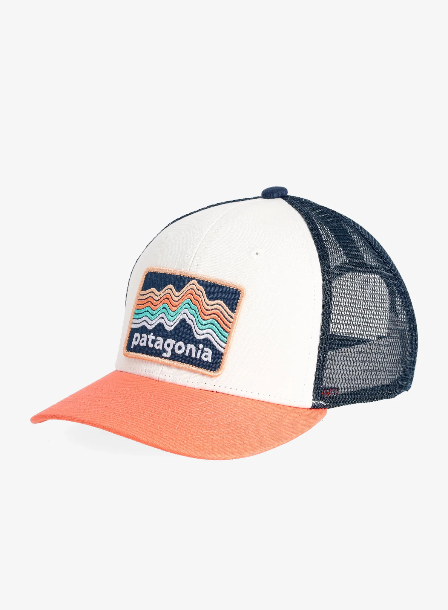 Kepurė vaikams Patagonia Trucker Hat - ridge rise/coral