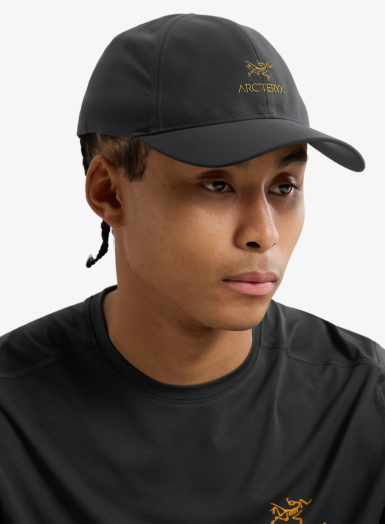 Bėgimo kepurė Arcteryx Bird Word Cap - 24k black