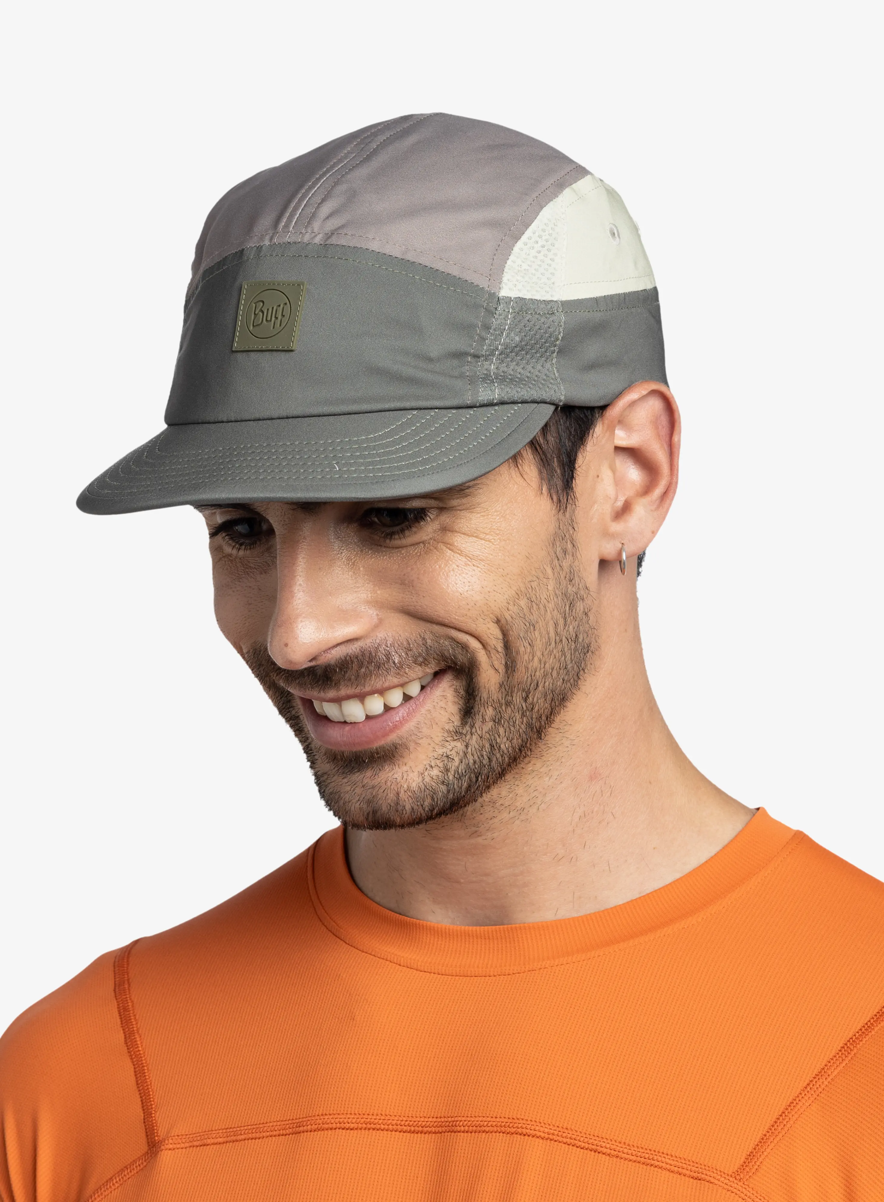 Bėgimo kepurė Buff 5 Panel Go Cap - domus khaki