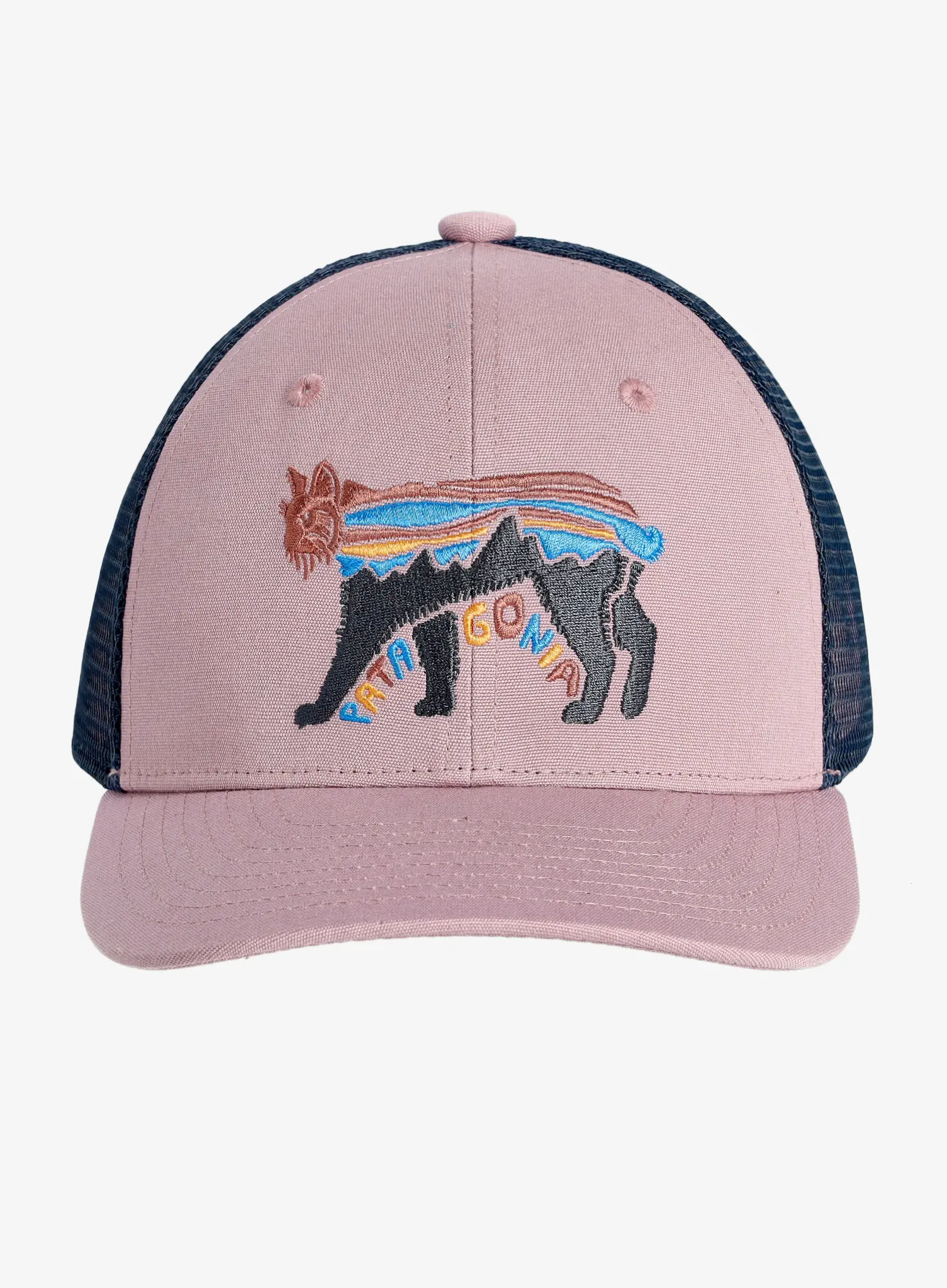 Vaikiška kepurė Patagonia Trucker Hat - fitz roy lynx stormy mauve