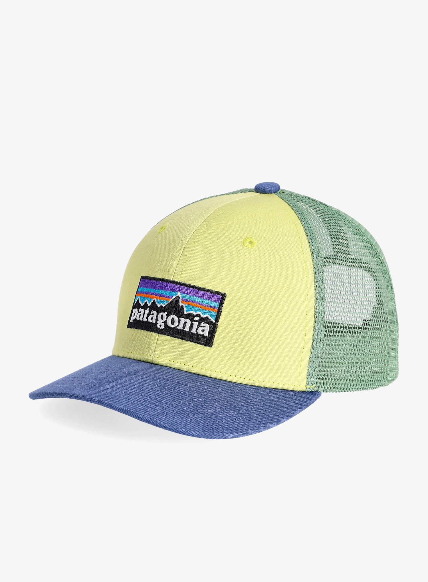 Vaikiška kepurė Patagonia Trucker Hat - p-6 logo/nearly green