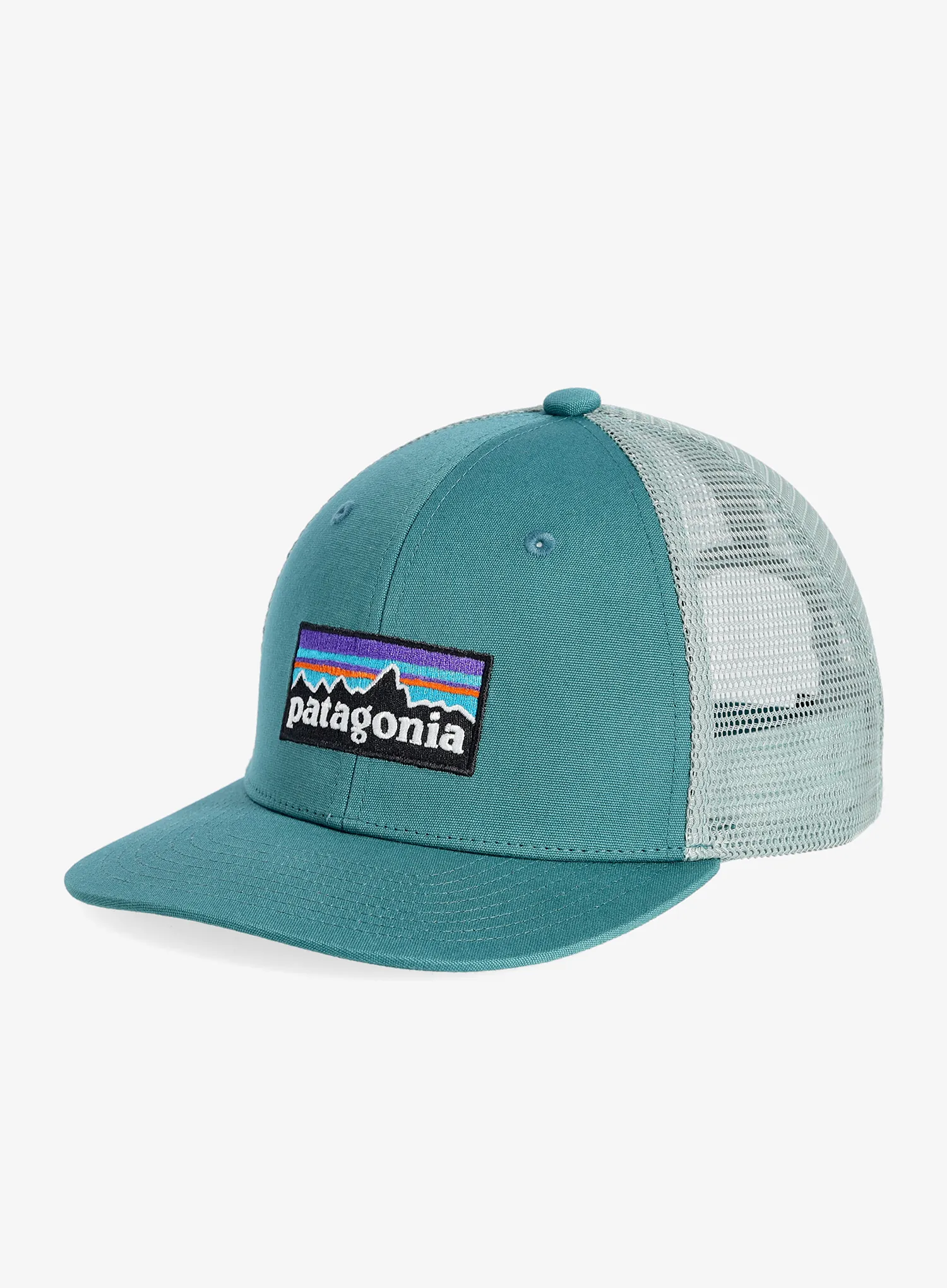 Vaikiška kepurė Patagonia Trucker Hat - p-6 logo/wetland blue