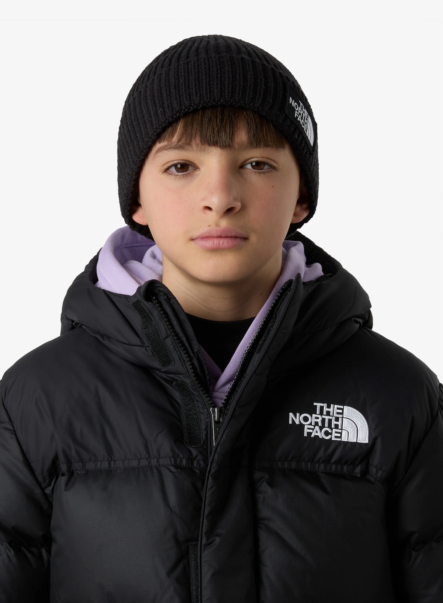 Vaikiška kepurė The North Face Logo Box Cuffed Beanie - tnf black