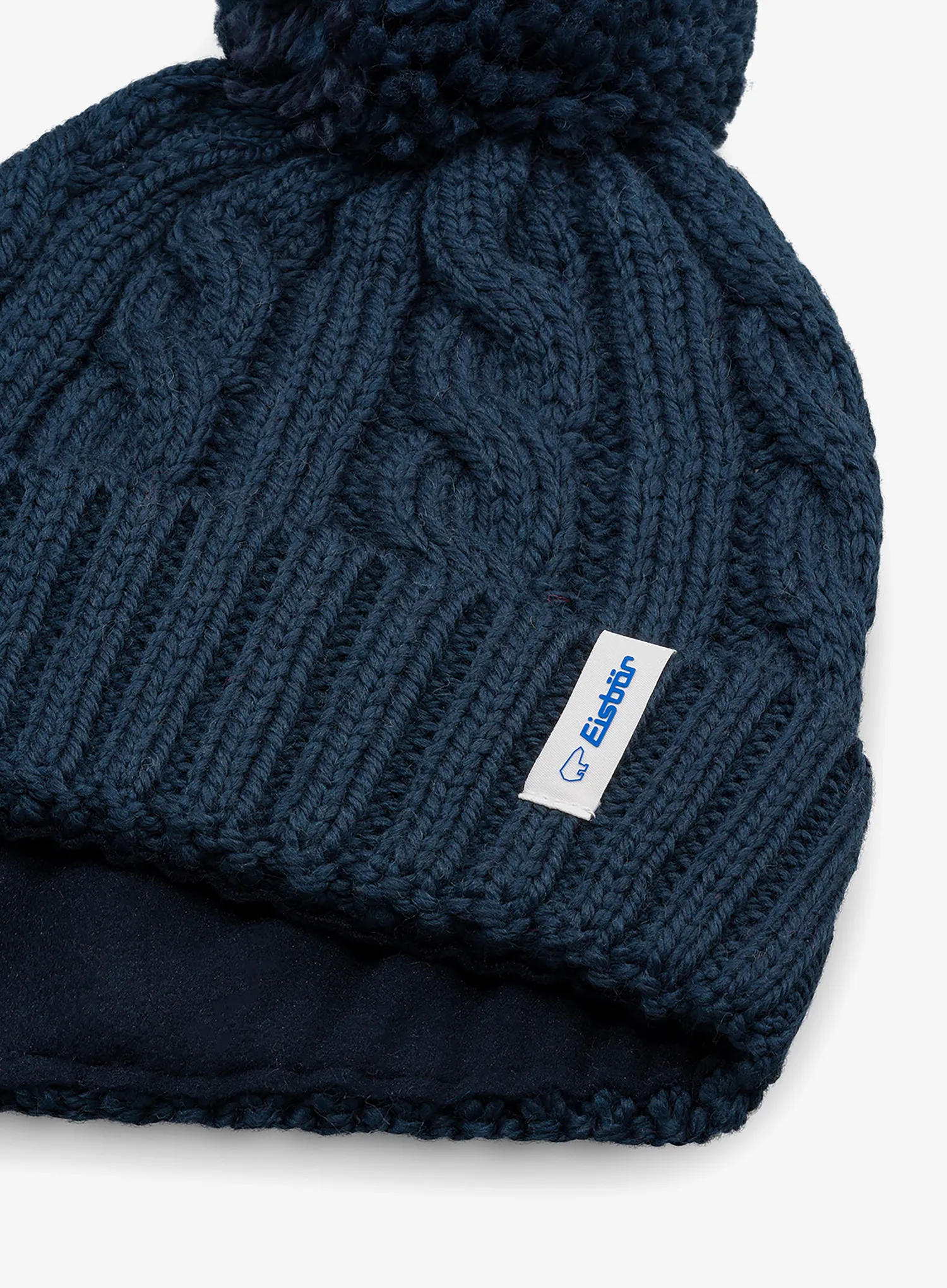 Kepurė Eisbar Alba UNI Pompon MU - dark cobalt