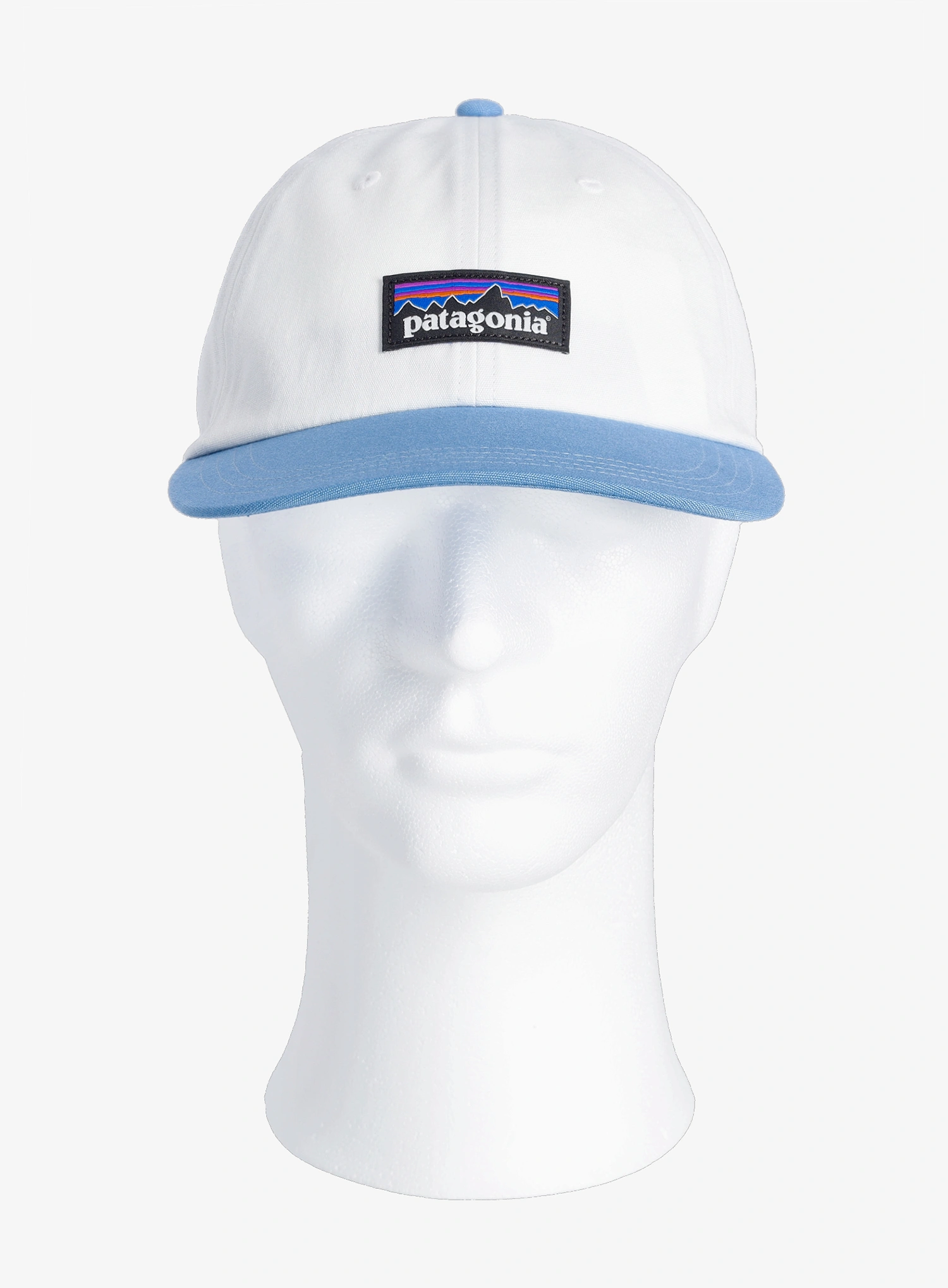 Kepurė Patagonia P-6 Label Trad Cap - birch white w/shore blue