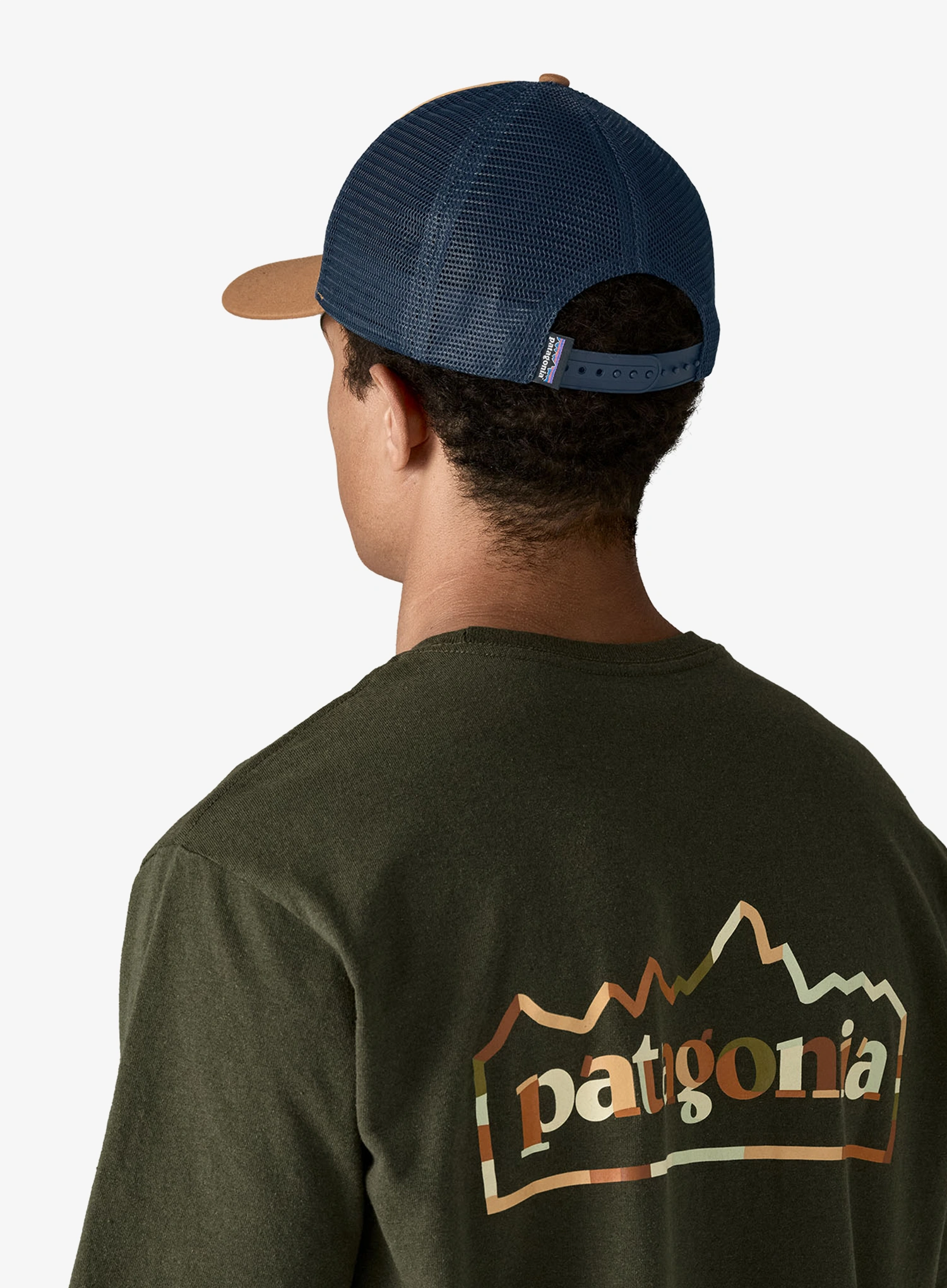 Kepurė Patagonia P-6 Logo LoPro Trucker Hat - talon gold