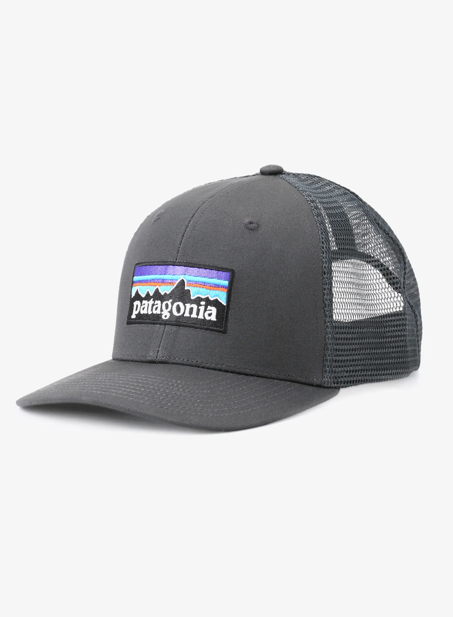 Kepurė Patagonia P-6 Logo Trucker Hat - forge grey