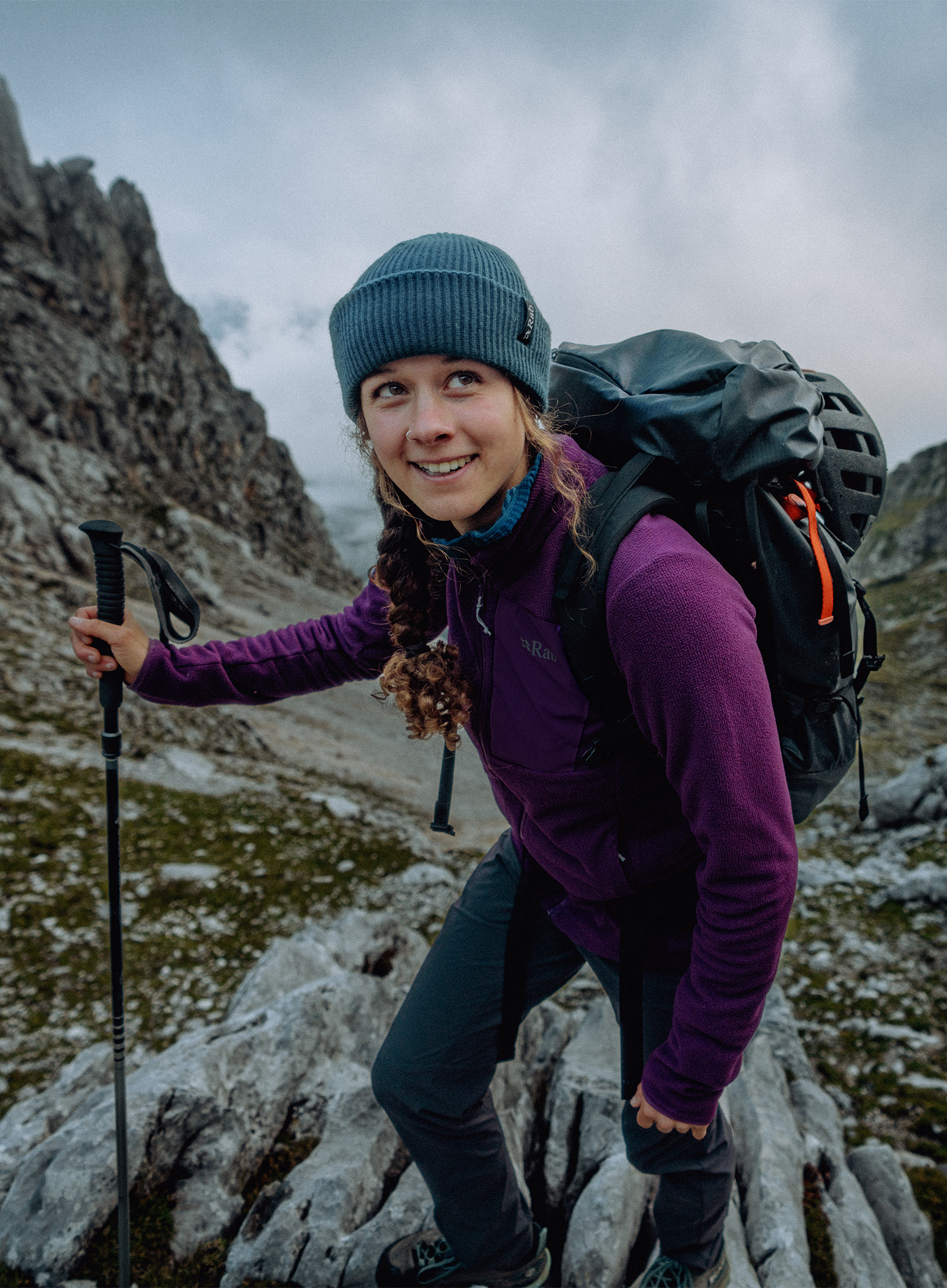 Kepurė Rab Perimeter Rolled Beanie - tempest blue