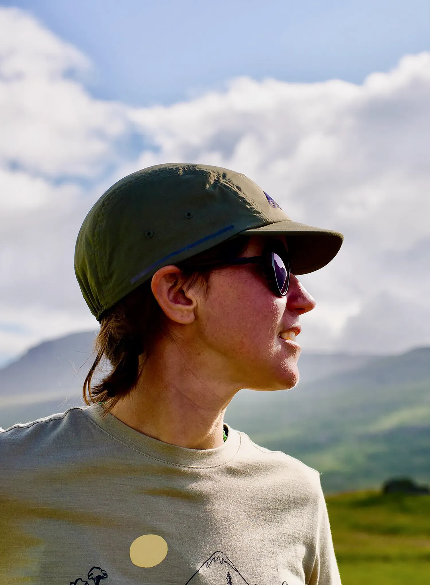 Dviratininko kepurė Fjallraven Hoja Lugnt Cap - green