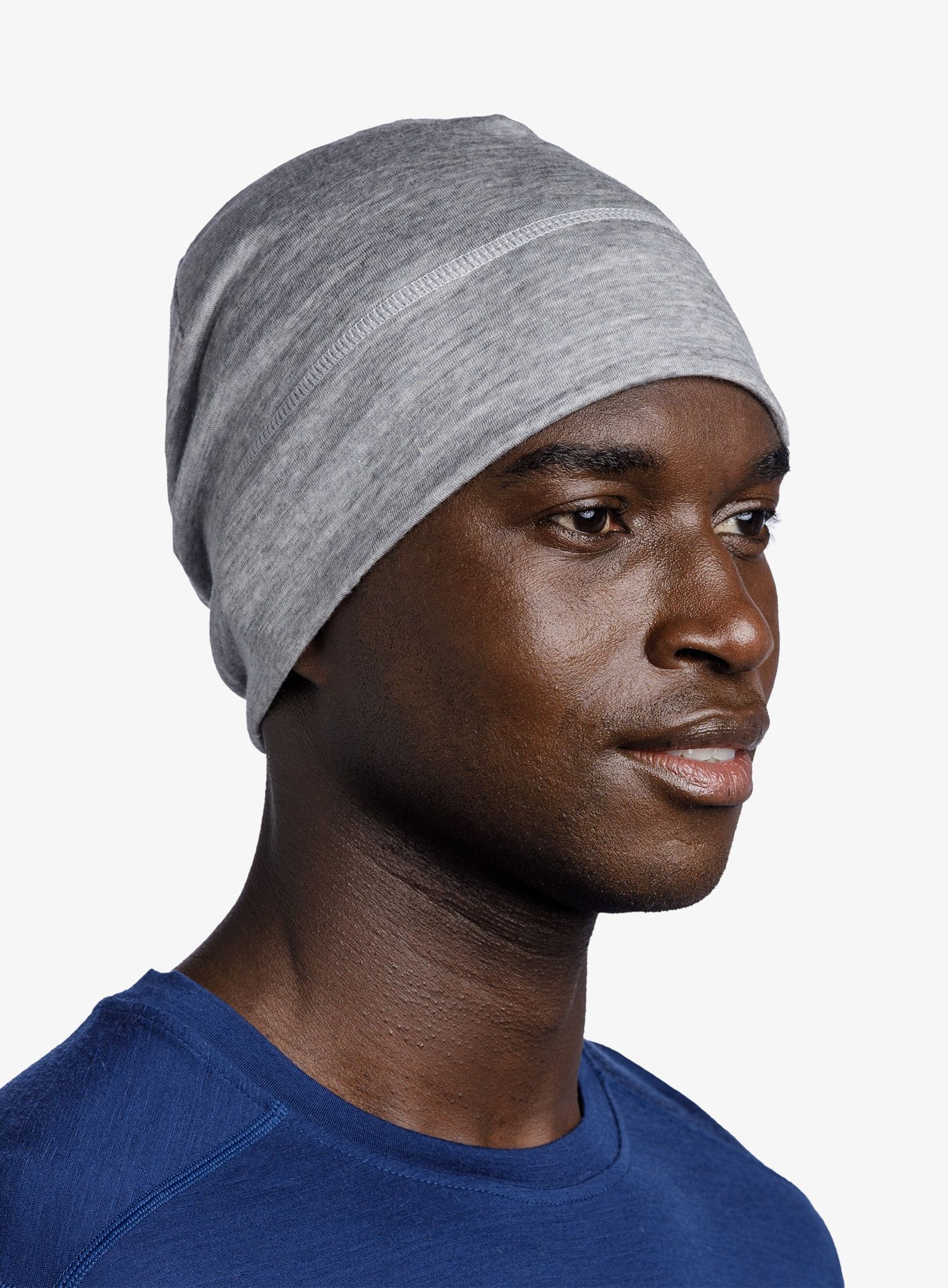 Termo kepurė Buff Lightweight Merino Wool Hat - solid light grey