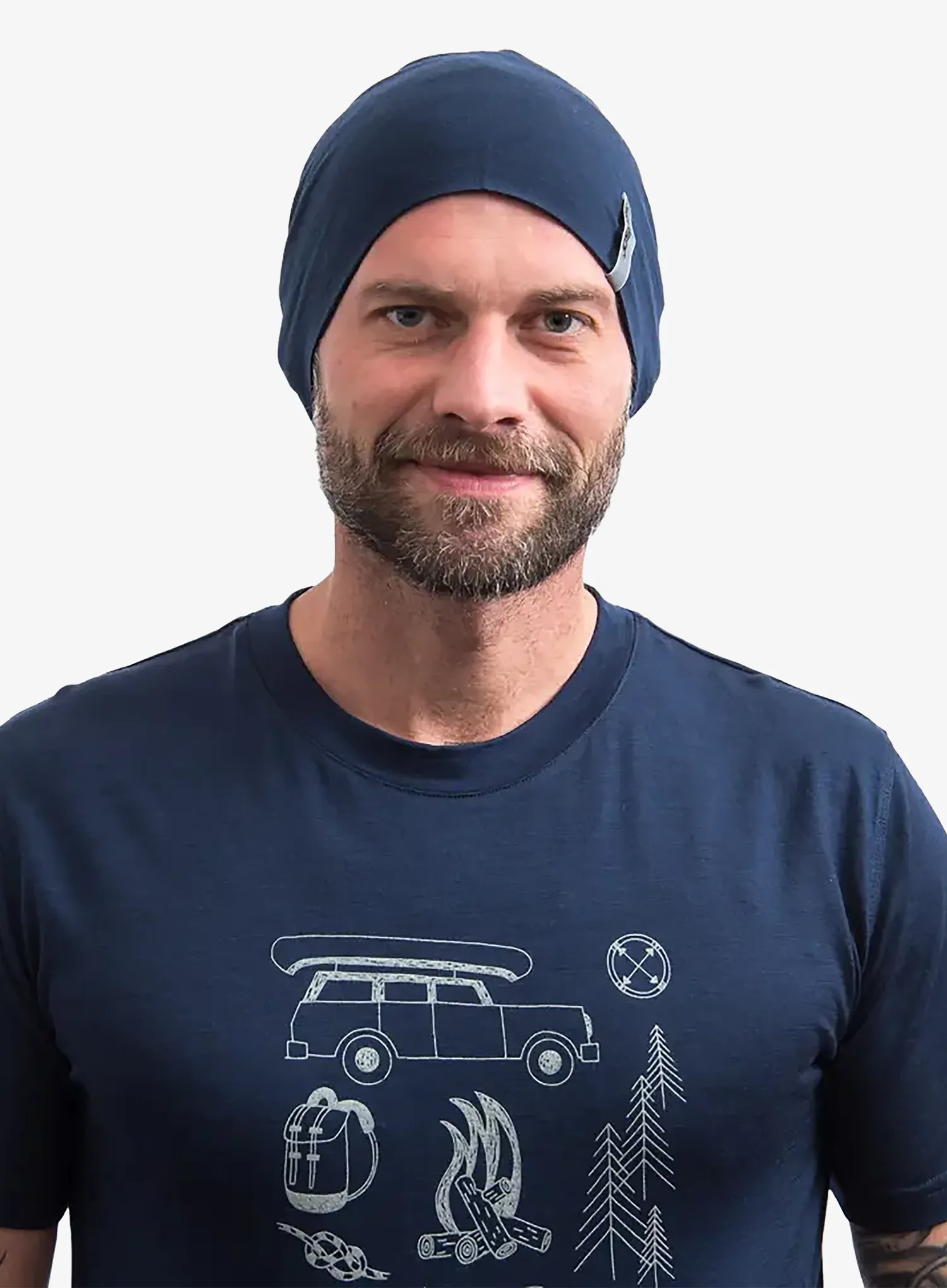 Termo kepurė Sensor Beanie Merino Wool - deep blue