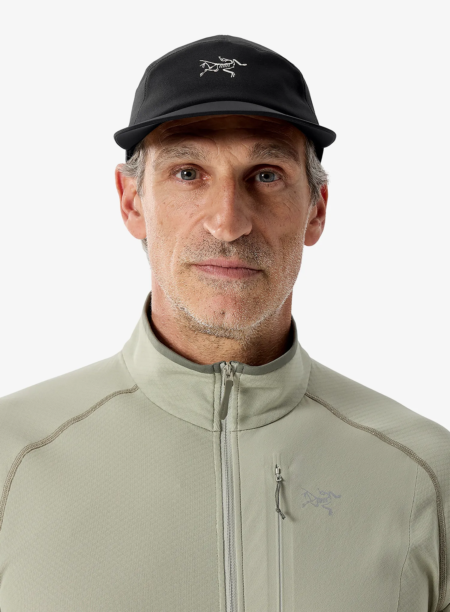 Kepurė su snapeliu Arcteryx Gamma 5 Panel Cap - black/arctic silk