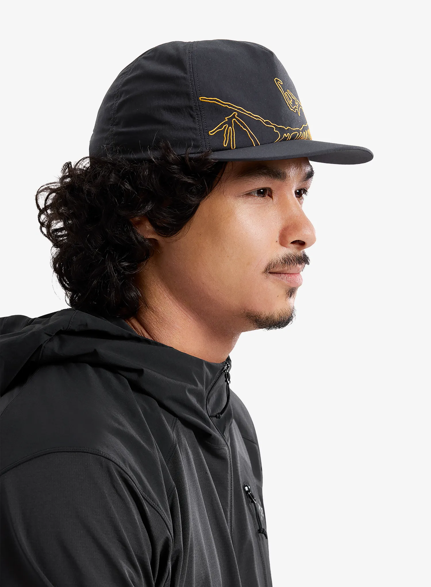 Kepurė su snapeliu Arcteryx Silex Cap - 24k black