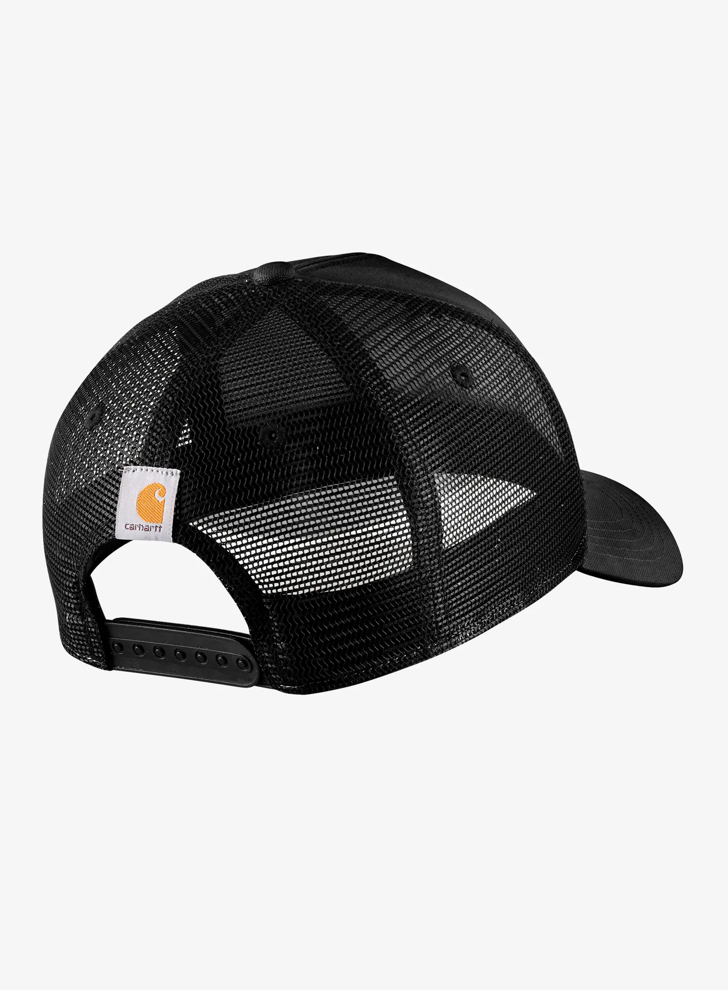 Kepurė su snapeliu Carhartt Rugged Flex Twill Mesh-Back Script Patch Cap - black