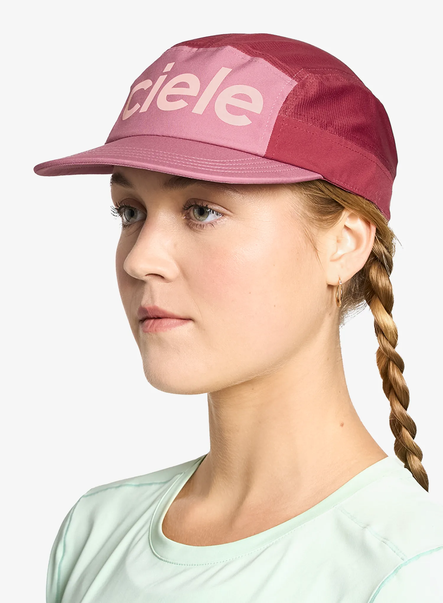 Kepurė su snapeliu Ciele Go Cap Comp Century - deco rose/merlot