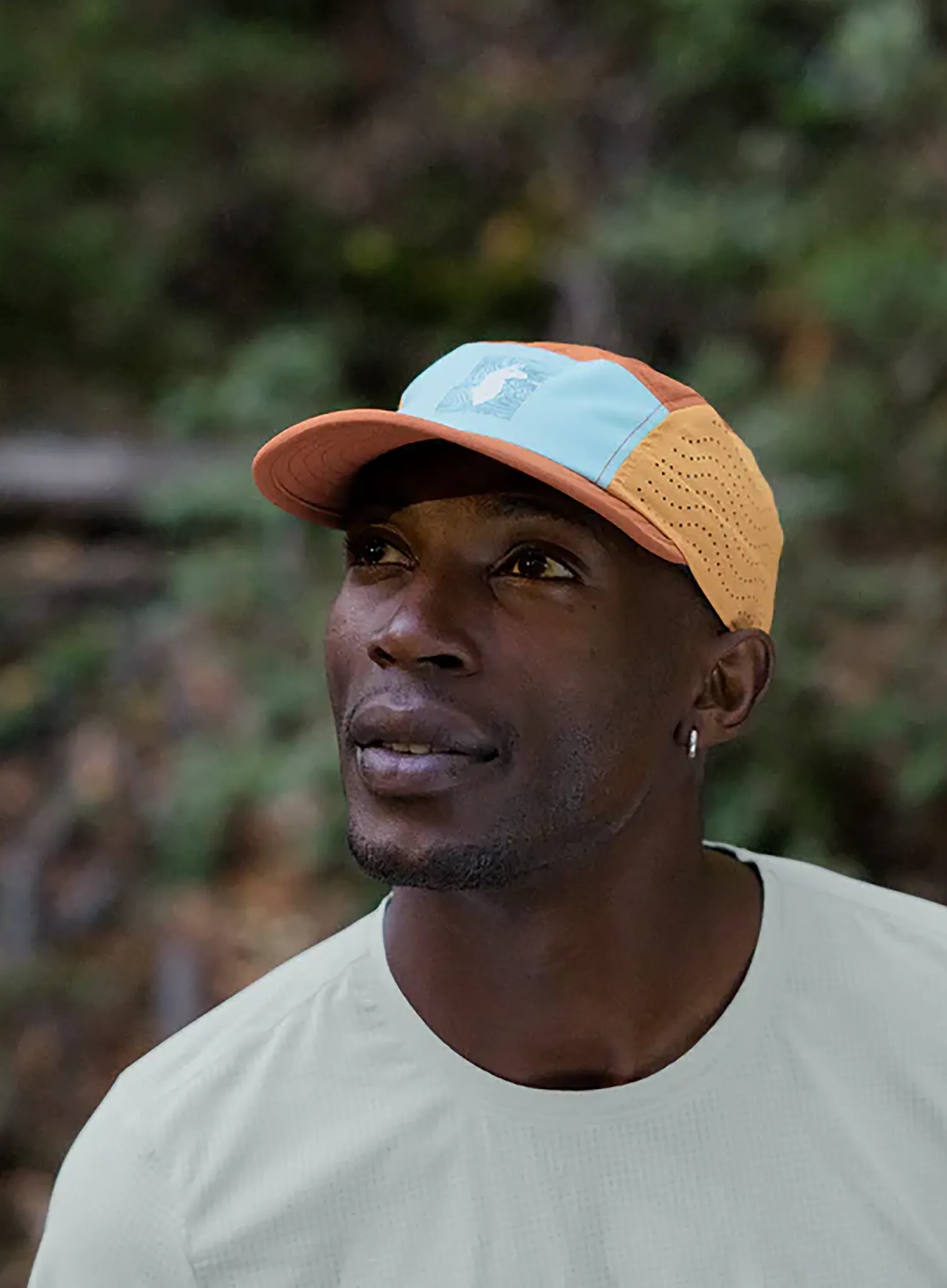 Kepurė su snapeliu Cotopaxi Tech Plus 5-Panel Hat - tide pool/whiskey