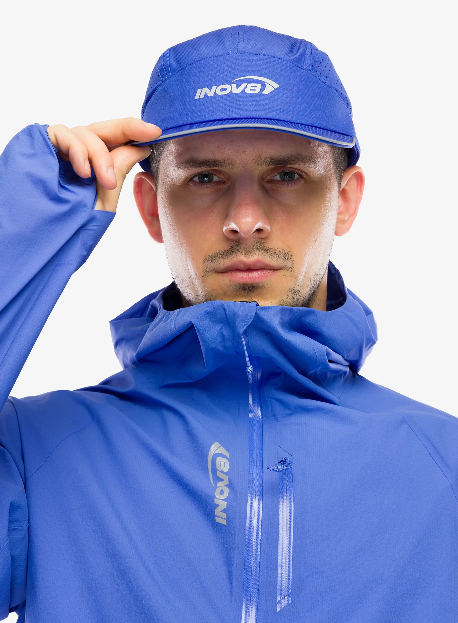 Kepurė su snapeliu Inov-8 Active Cap - blue/blue