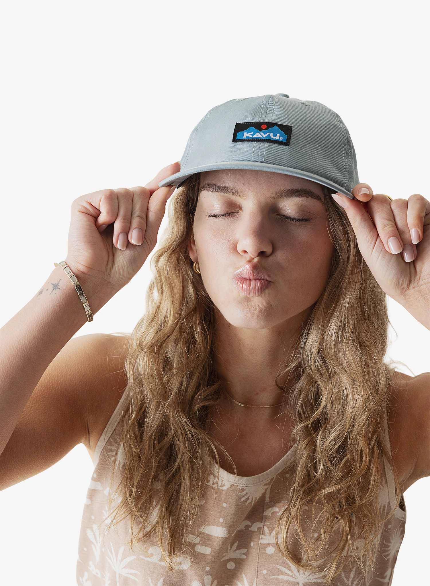 Kepurė su snapeliu Kavu Ballard Classic - blue stone