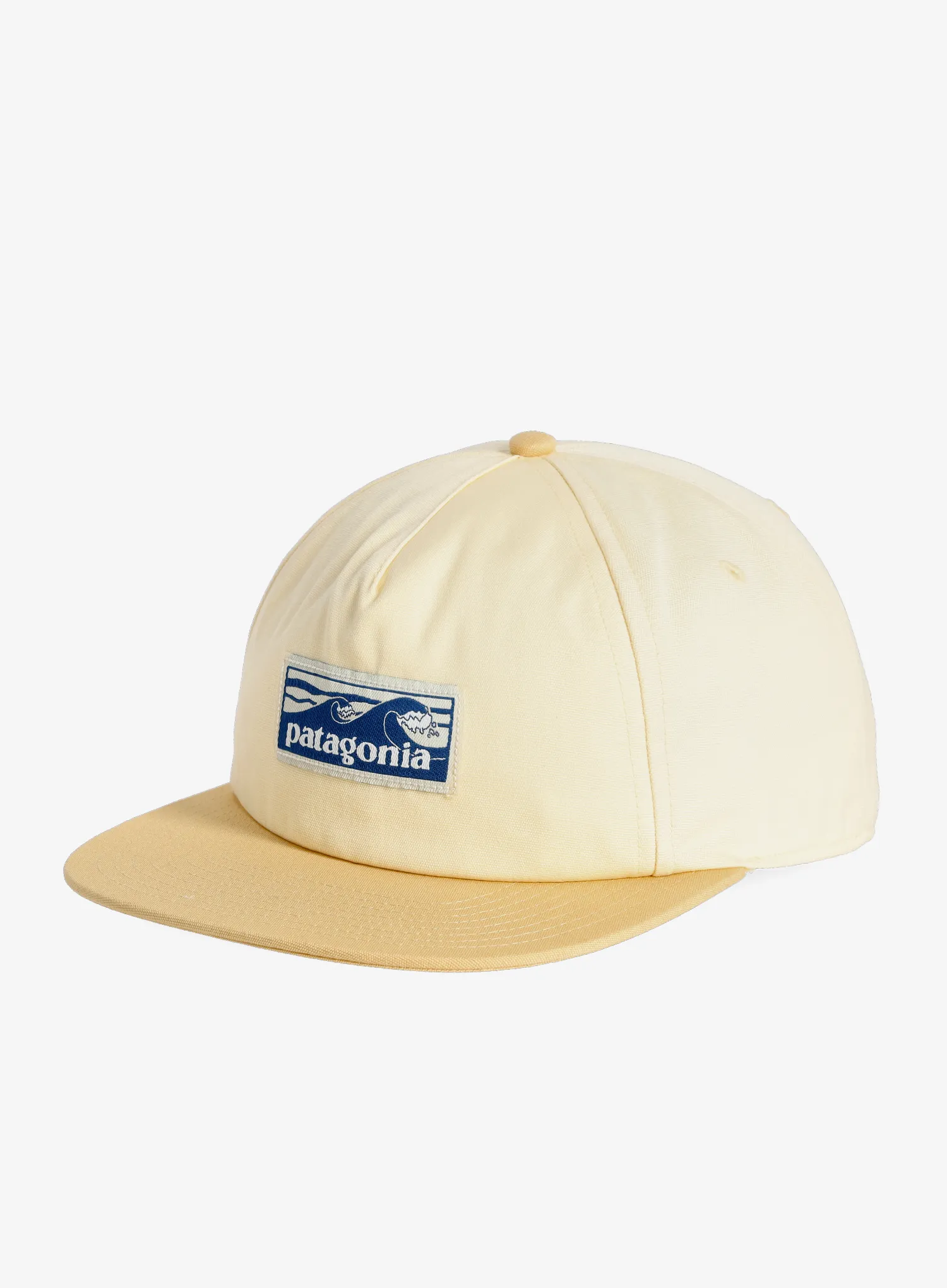 Kepurė su snapeliu Patagonia Boardshort Label Funfarer Cap - buttercup yellow