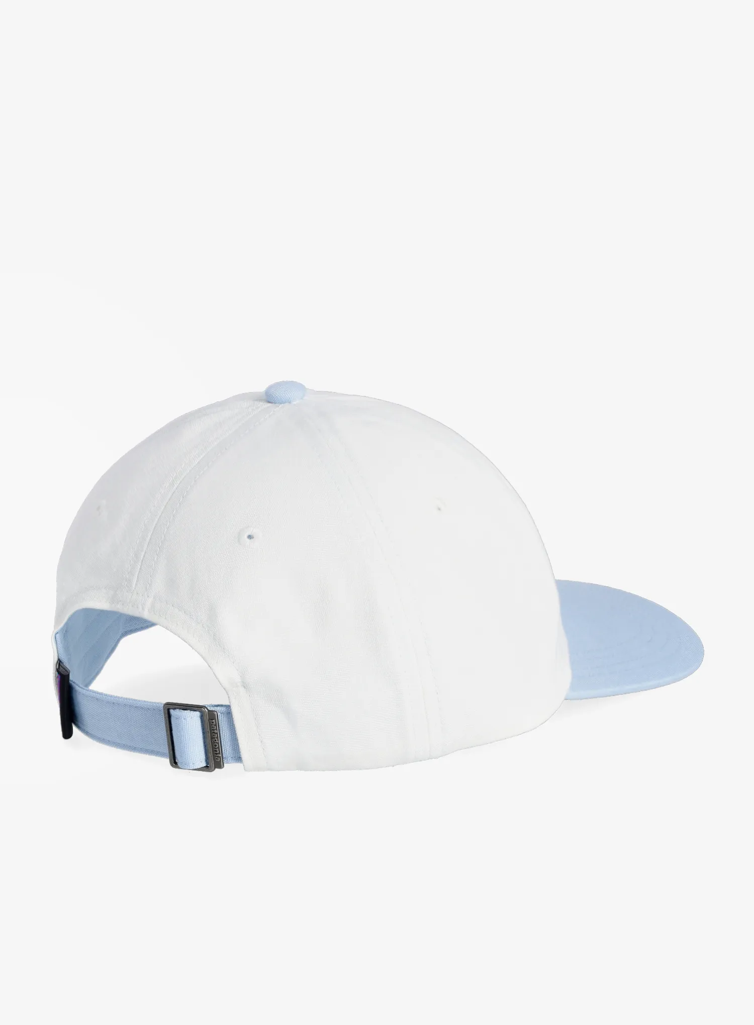 Kepurė su snapeliu Patagonia P-6 Label Trad Cap - birch white/fleck blue
