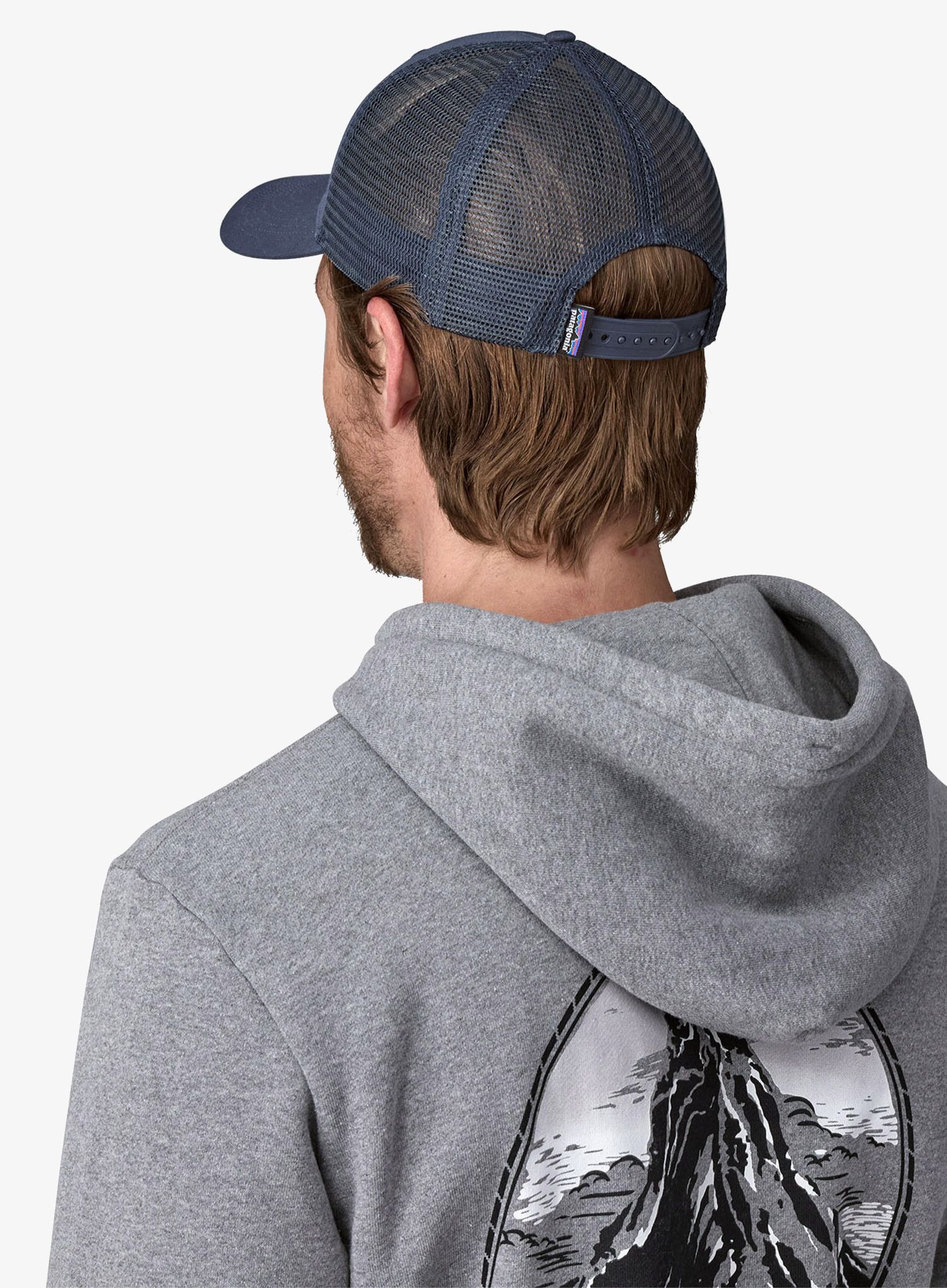 Kepurė su snapeliu Patagonia P-6 Logo LoPro Trucker Hat - new navy