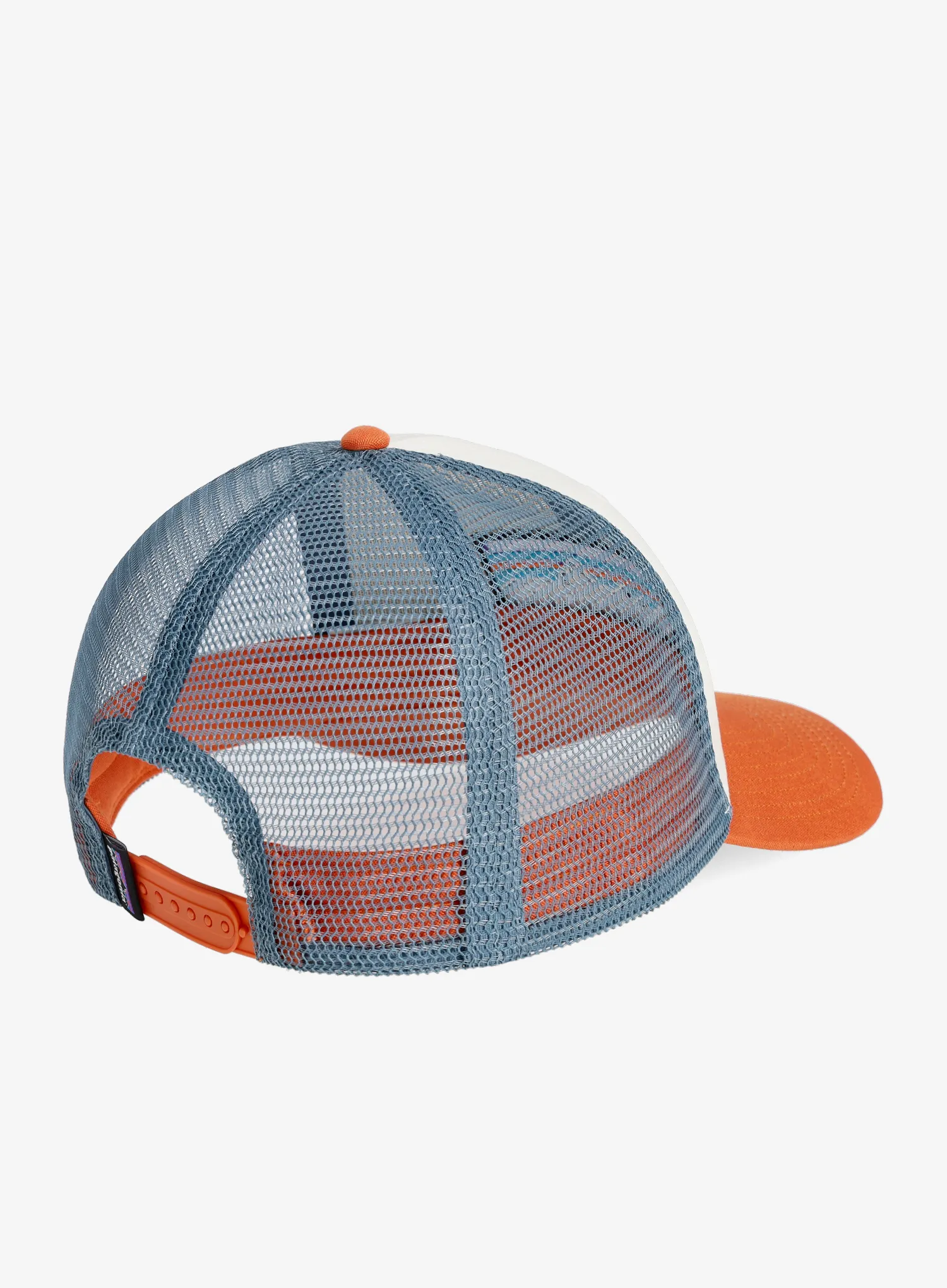 Kepurė su snapeliu Patagonia P-6 Logo LoPro Trucker Hat - white/redtail rust
