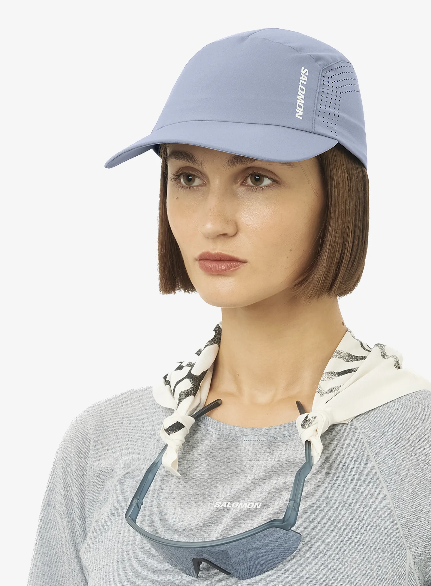 Kepurė su snapeliu Salomon Shakeout Cap - trade winds