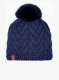 Moteriška žieminė kepurė Buff Knitted&Fleece Beanie Caryn - midnight