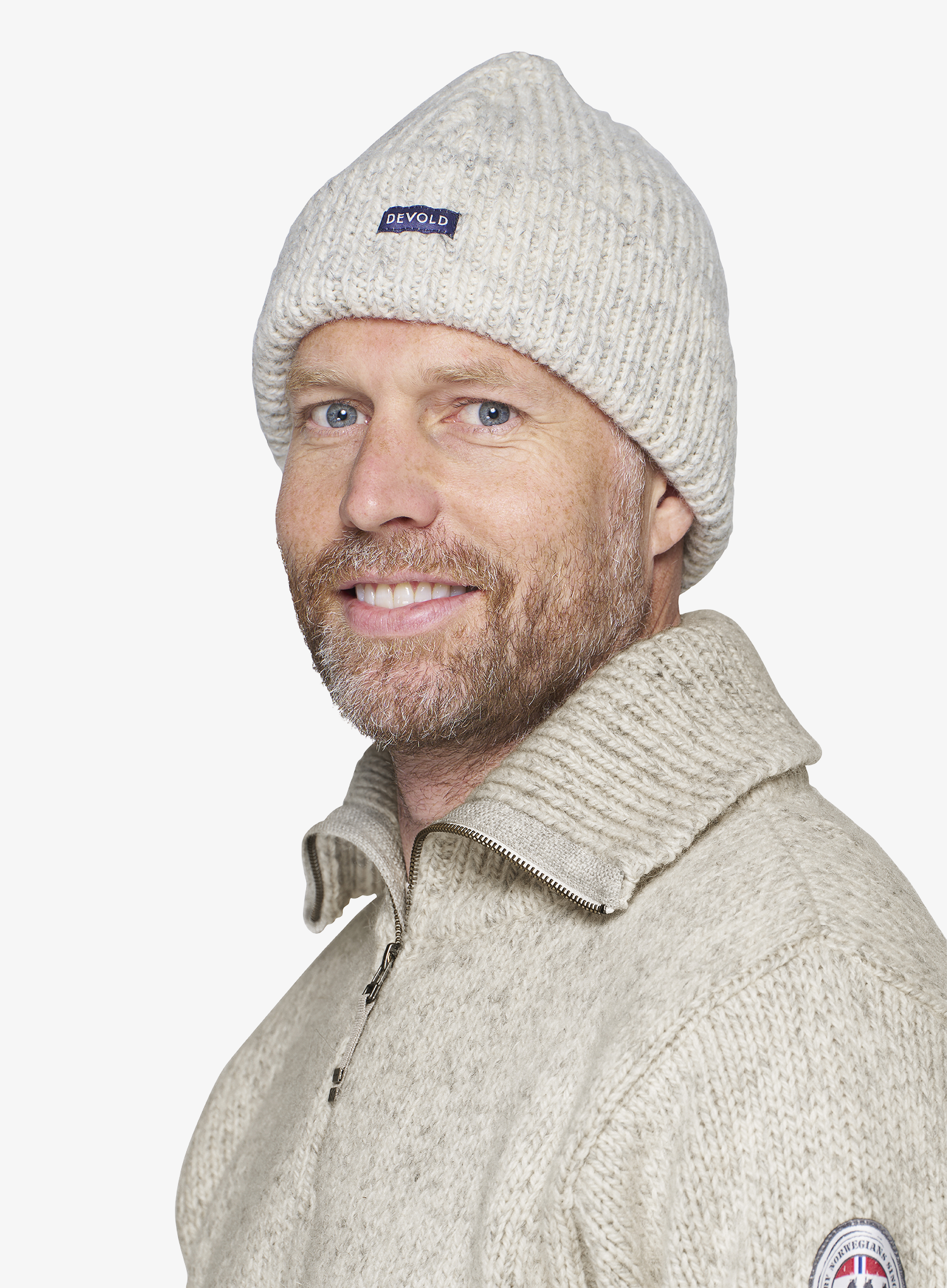Žieminė kepurė Devold Nansen Wool Beanie - grey melange