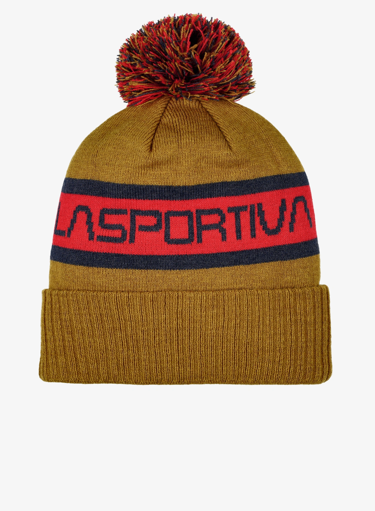 Žieminė kepurė La Sportiva Orbit Beanie - savana/mountain red