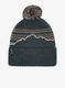 Žieminė kepurė Patagonia Powder Town Beanie - fitz roy stripe/smolder blue
