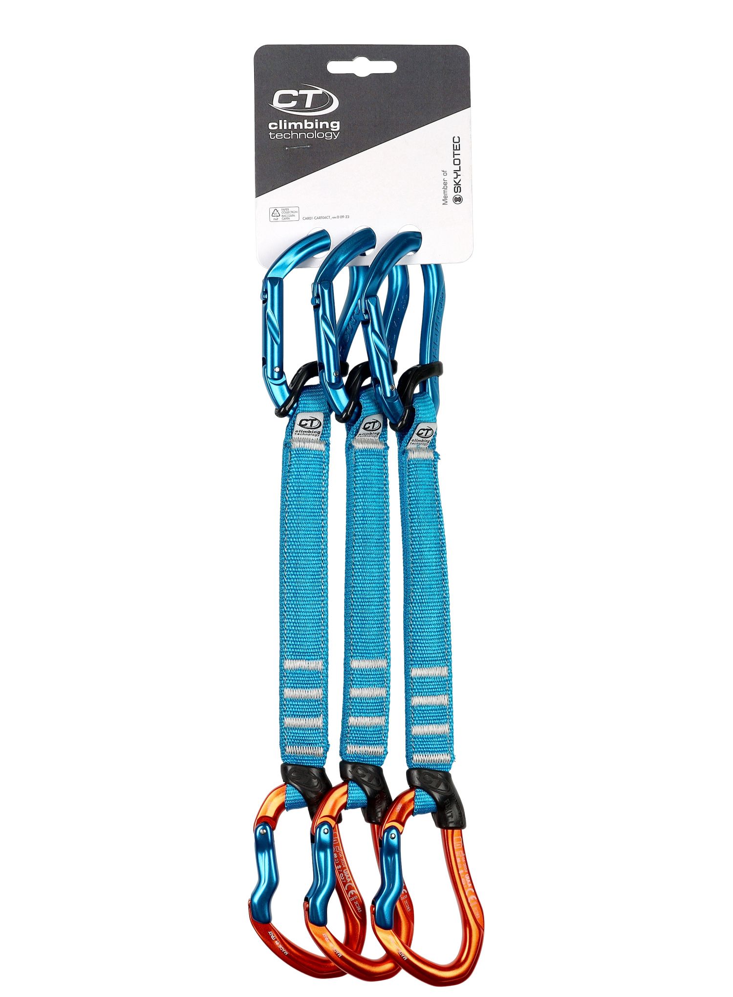 Atotampa Climbing Technology/SKYLOTEC  Morfo Set UL Pro 22 cm 3-Pack - blue/orange