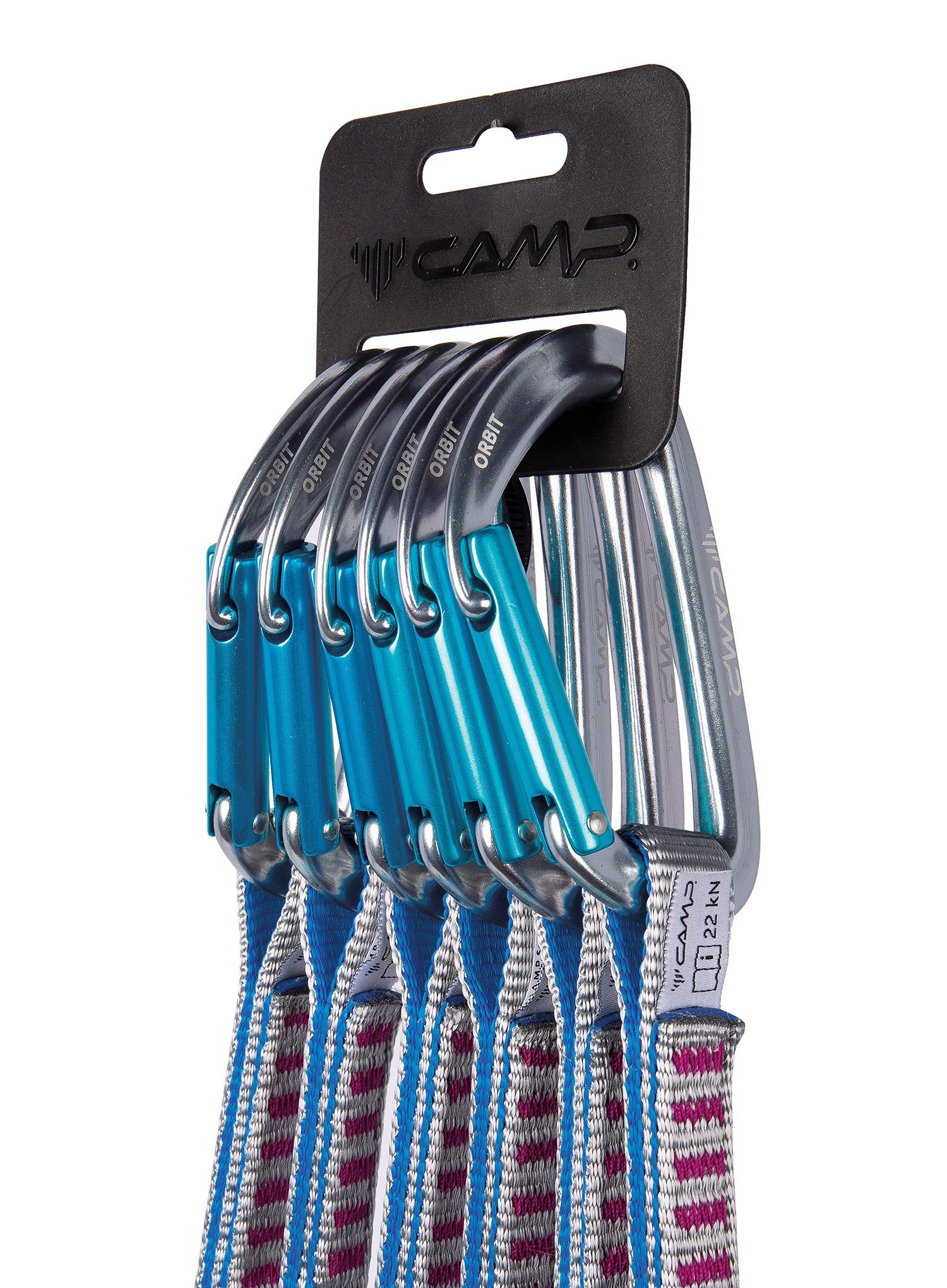 Laipiojimo atotampos Camp Orbit Express KS 12 cm 6-Pack - grey/blue/fuchsia