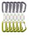Laipiojimo atotampos Ocun Hawk QD Combi Bio-Dyn-Ring 15 mm 10 cm 6-pack - green