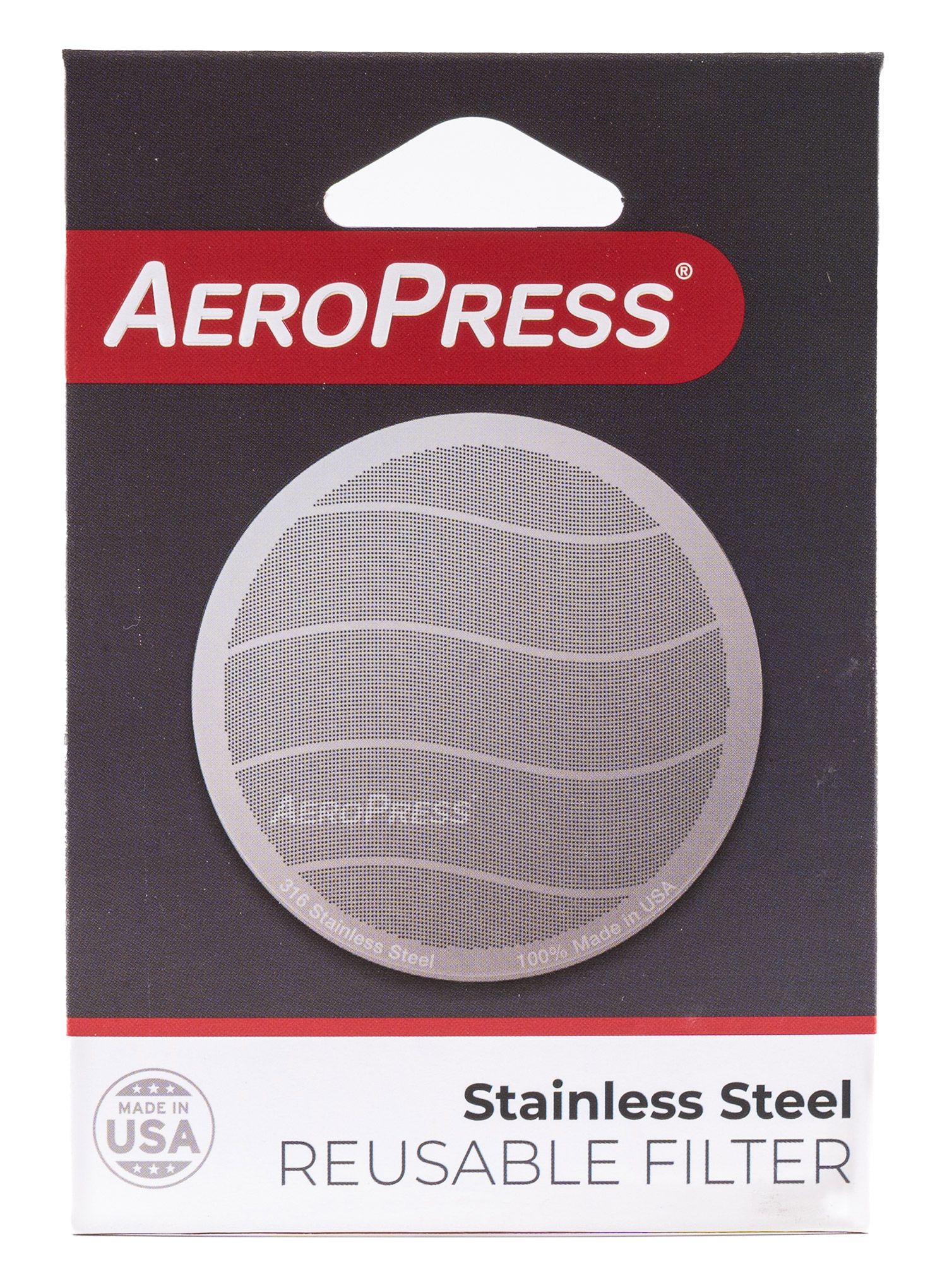 Kavos aparato filtras AeroPress Stainless Steel Reusable Metal Coffee Filter