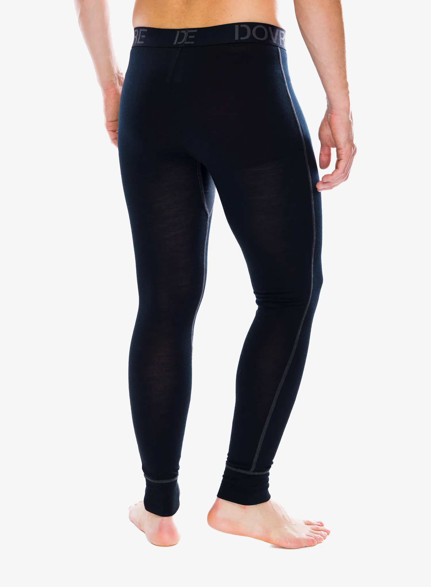 Termo tamprės Dovre 100% Merino Wool Long Johns - black