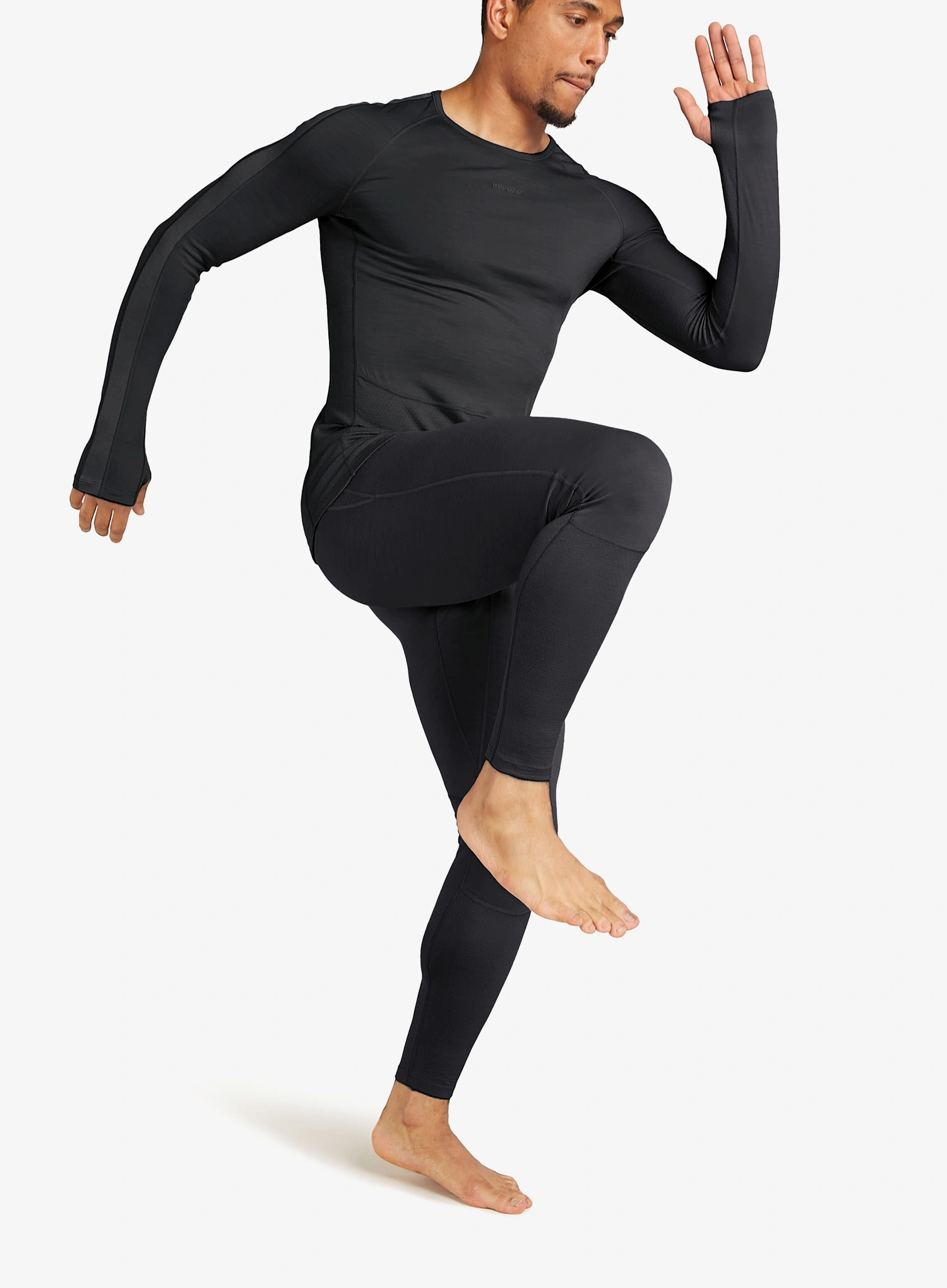Termo tamprės Icebreaker Men 200 ZoneKnit Leggings - black