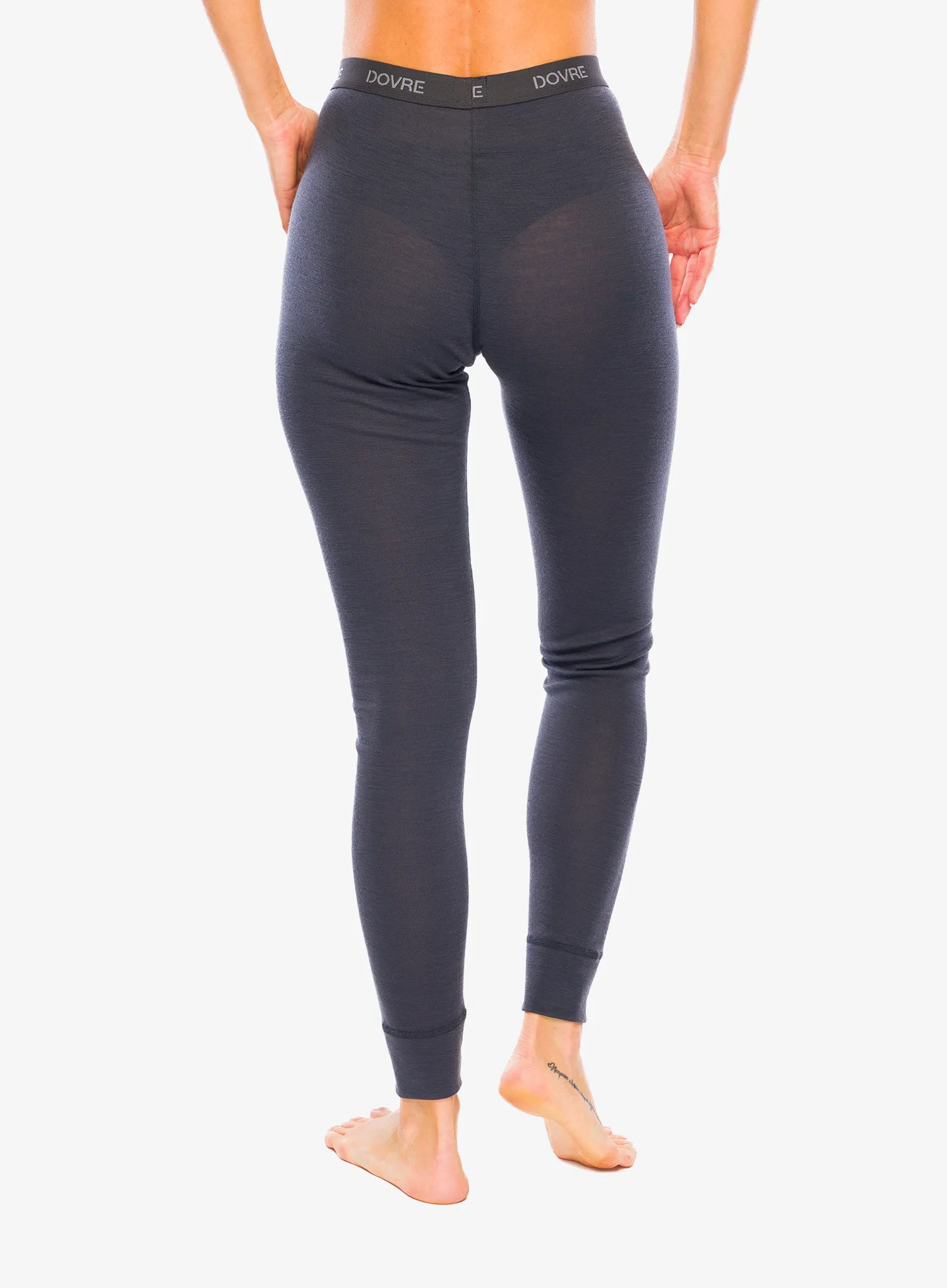 Moteriškos termo leggings Dovre 100% Merino Wool Active - grey