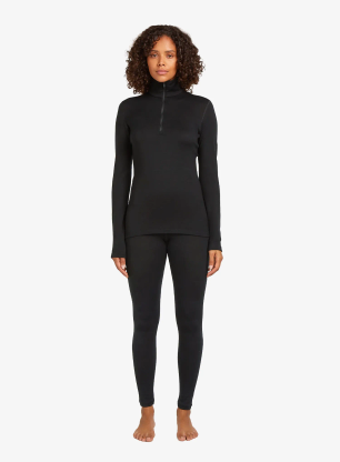 Moteriškos termo leggings Icebreaker Merino 260 Tech High Rise Leggings - black