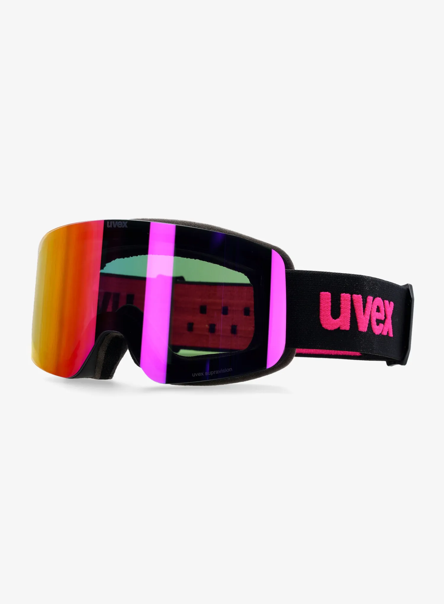 Slidinėjimo akiniai vaikams Uvex pwdr FM - black/pink/green/clear