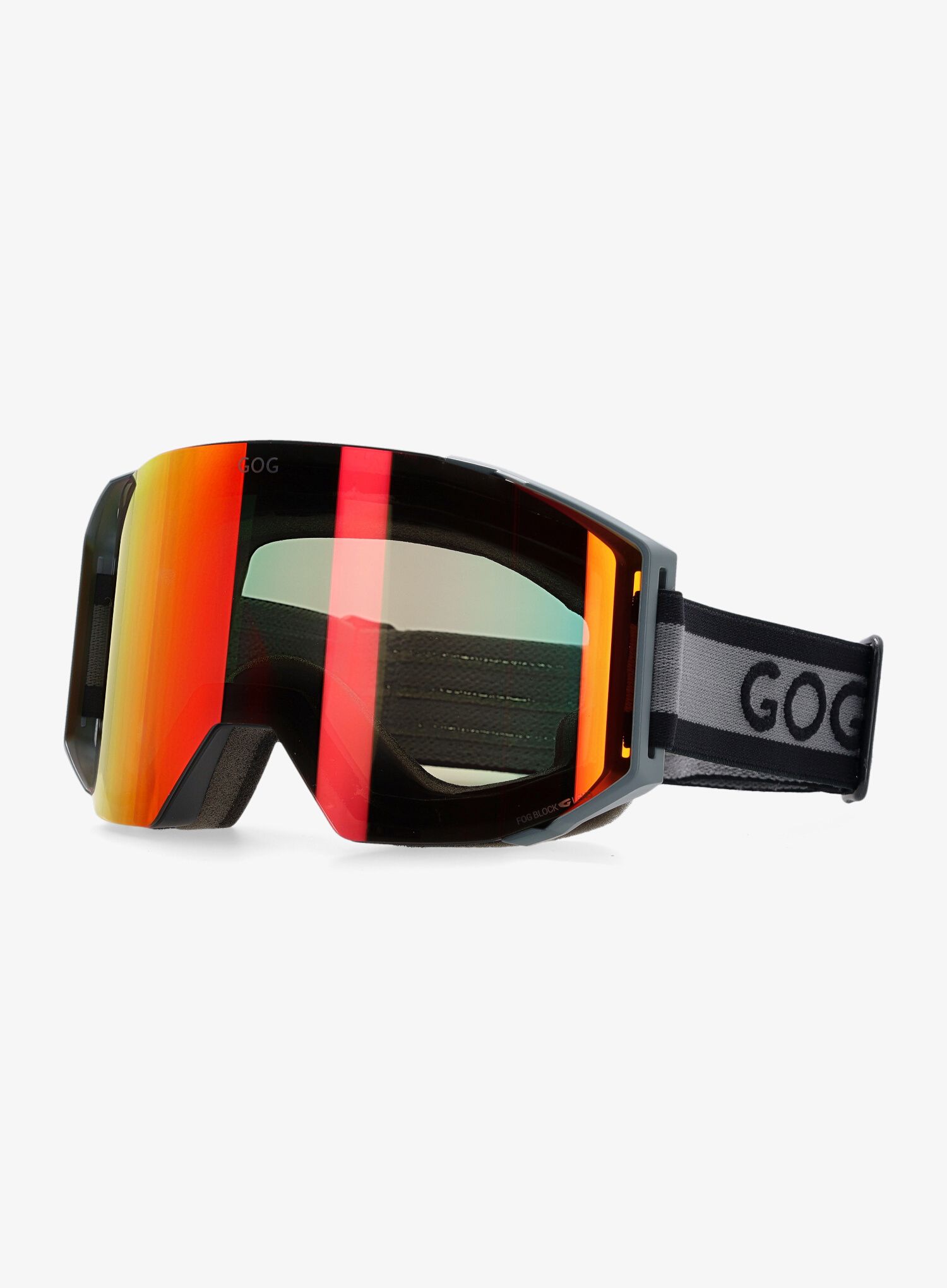 Slidinėjimo akiniai GOG Stratus - matt black/grey/red