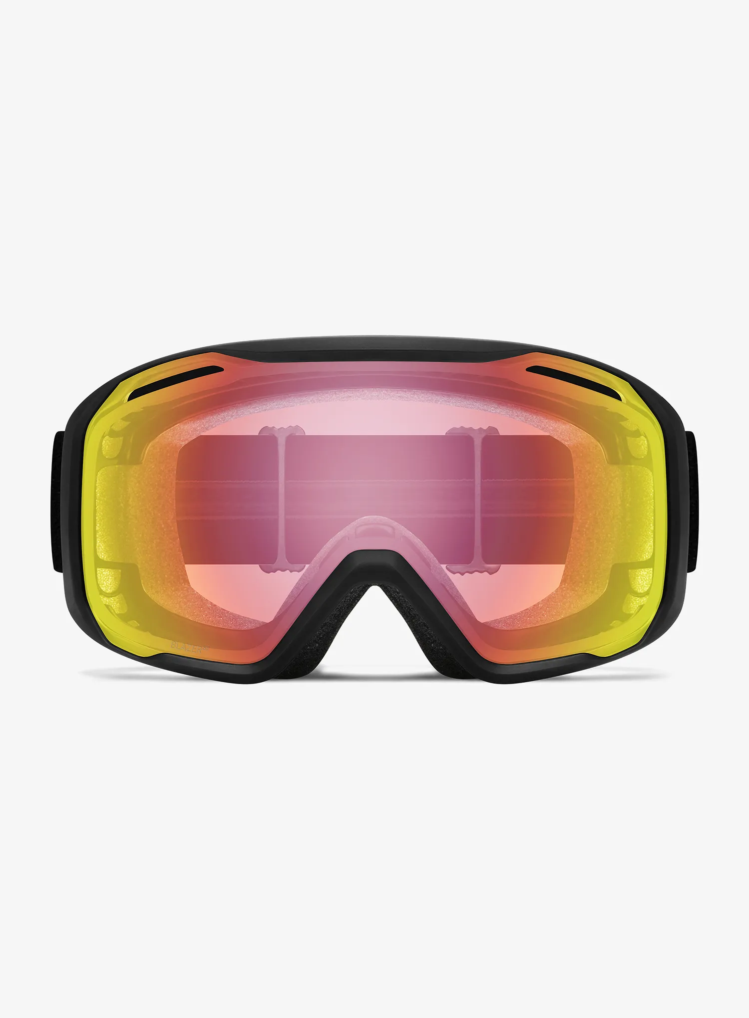 Slidinėjimo akiniai Smith Blazer - black/red solx mirror antifog