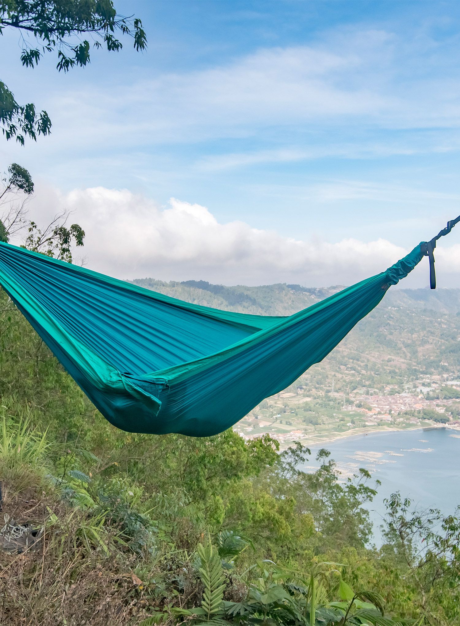 Hamakas Ticket to The Moon King Size Hammock - emerald green/green